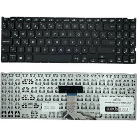 Resim Asus İle Uyumlu F509d, F509f, F515d, F515da, F515e Notebook Klavye Siyah Tr 