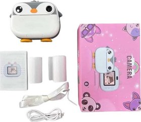 Resim Çocuklara Özel Şirin Tasarımlı Mini Fotoğraf Yazıcısı 3 Adet Rulo Hediyeli 