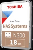 Resim Toshiba 18tb 7200rpm N300 Sata3 512mb Hdwg51juzsva 