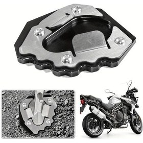 Resim Xuweiwei Black Motorcycle Footrest Pad Cnc Teknolojili Saglam Dayanikli Tiger 1200 2022 Ve Uzeri Uyumlu 