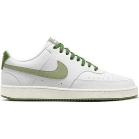 Resim Nike Court Vision Lo White Green Sneaker Günlük Erkek Spor Ayakkabı Beyaz Yeşil 