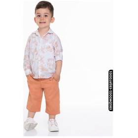 Resim Xo Kids Erkek Bebek Gömlek 1-3 Yaş 22104 Ebgöm0001 Vizon 
