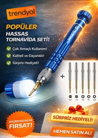 Resim Hayatı Kolaylaştıran Ürünler Bibizde ÇOK FONKSİYONLU 5'İ 1 ARADA KÜÇÜK TORNAVİDA SETİ 