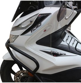 Resim GP Kompozit Honda PCX 125 / 150 2018-2020 Uyumlu Bacak Koruma Siyah 