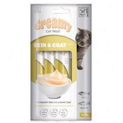 Resim M-Pets Skin Coat Deri ve Tüy Sağlığı Creamy Kedi Ödülü 4x15 Gr 