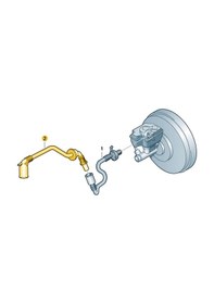 Resim Vw Polo 2010-2014 1.6tdi Motor Fren Servo Borusu 6r0612041b 