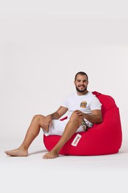 Resim earmut Premium Xxl Armut Koltuk Kırmızı 