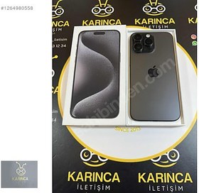 Resim Apple iPhone 15 Pro Max İkinci El TR | 256 GB | Siyah 