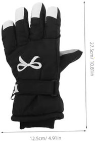 Resim Cabilock 1 Çift Kadın Su Geçirmez Kayak Eldivenleri Rüzgar Geçirmez Termal Yalıtımlı Kar Eldivenleri Snowboard Ve Açık Hava Etkinlikleri Için İdeal 