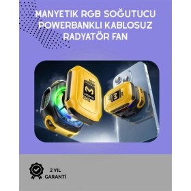 Resim Mey Ithalat® Sessiz Çalışan Yarı Iletken Telefon Soğutucu | Ios ve Android Uyumlu | 10W Güç 