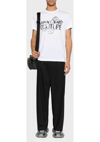 Resim Versace Jeans Couture Erkek T Shirt 76gahg00 Cj00g 003 Beyaz 