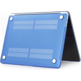 Resim Arabulalaca Macbook Pro 13' 2020 A2338 M1 İşlemcili Mat Doku Kılıf Koyu Mavi 