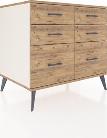 Resim Kronos Şifonyer 6 Çekmeceli 88x59x80 Aytaşı-çam Çam 