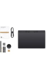 Resim Wacom Grafik Tablet Intuos Pro Medium PTK670K0B 291x206 mm USB-C Bağlantı Özellikleri ile Yüksek Hassasiyet 