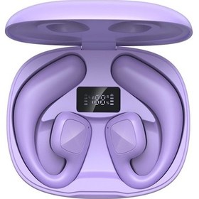 Resim Rogfer Awei T67 Hava İletimli Tws Bluetooth Kulaklık Mor - Purple 