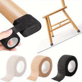Resim 2 Rulo 2.54cm Genişliğinde 4.0metre Uzunluğunda Kendinden Yapışkanlı Sandalye Bacak Koruyucu, Kaymaz Gürültü Azaltıcı Sandalye Bacak Kapakları, Nem Önleyici Sandalye Ayak Koruyucu 
