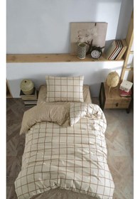 Resim Casa Carina RanforceLastikli Çarşaflı Tek Kişilik Nevresim Takımı (483193479) 