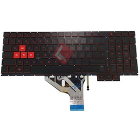 Resim HP Uyumlu Omen 15-Ce050Nz, 15-Ce050Tx, 15-Ce051Nr Klavye (Işıklı) - 539179947 