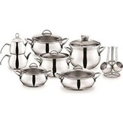 Resim Schafer Alia 18 Parça Gümüş Çelik Çeyiz Seti 1S004-29001-GUM01 