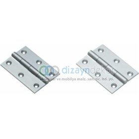Resim Alüminyum Orta Sabit Düz Menteşe 40 Mm 