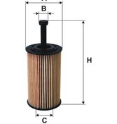 Resim Citroen C3 1.6 2002-2005 Fıltron Yağ Filtresi 