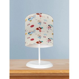 Resim Mekta Home Bebek ve Çocuk Odası Renkli Sirk Desenli Abajur 