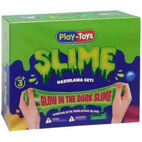 Resim STOREMAX DIY Slime Hazırlama Seti, Karanlıkta Parlayan Sihirli Slime Kiti, STEM Destekli Duyusal ve Yaratıcı 