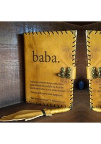 Resim Babaya Deri Defter 