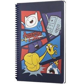 Resim Mabbels Spiralli Defter Adventure Time Lacivert 80 YP 17x24 DFT-388500 