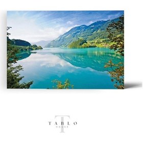 Resim Yeşil Huzur Ahşap Tablo 8mm 