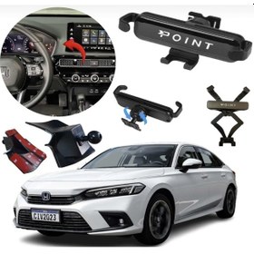 Resim Point Honda Civic Fe1 Araca Özel Telefon Tutacağı 2022 Sonrası 