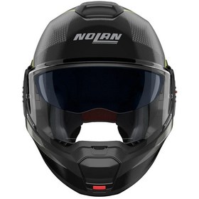 Resim Nolan N120-1 Çene Açılır Motosiklet Kaskı Ciclone 362 Siyah - Sarı 