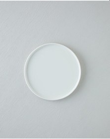 Resim English Home Lunara Porselen Servis Tabağı 24 Cm Beyaz Beyaz 