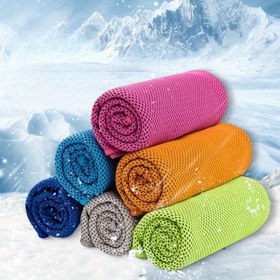 Resim Boyun ve yüz için 6 adet ter soğutma havlusu, buz havlusu setleri, yumuşak nefes alabilen serin havlu, yumuşak nefes alabilen mikrofiber havlu, yoga, spor, koşu, spor salonu, antrenman, kamp, fitness, antrenman ve daha fazla aktivite için 