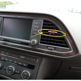 Resim Seat Leon MK3 5F 2013-2020 Havalandırma Izgarası Orta Kanadı 
