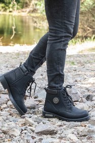 Resim Mater Suya Dayanıklı Kauçuk Taban Kürklü Outdoor Trekking Bot 