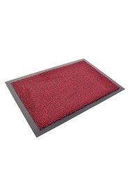 Resim Ehil Halı Siyah Kırmızı Nem Alıcı Toz Kontrol Paspası 60*90 