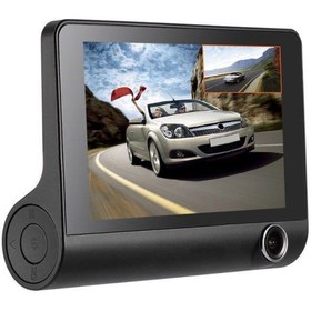 Resim AteşTech 1080P Full HD Kayıt 3 Kameralı Araç İçi Sensörlü Geri Görüşlü Kamera 