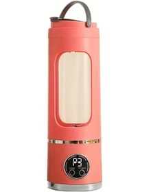Resim Challenger Pembe 500ml Taşınabilir Usb Şarj Edilebilir Blender Dijital Ekranlı Smoothie Yapma 