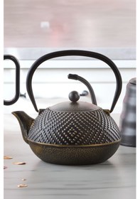 Resim Karaca Döküm Demlik-Teapot 900 Ml Dark Gold 