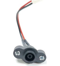 Resim Xiyyadms Ninebot Es1/es2/es3/es4 Elektrikli Scooter İçin Şarj Portu Tamiri - Siyah, Dayanıklı Malzeme, 28x14mm, 90mm Kablolu Aksesuar 