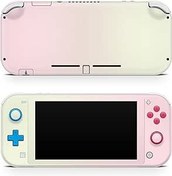 Resim TACKY DESIGN Nintendo Switch lite Cilt ile Uyumlu Klasik Düz Renk Kılıf, Pembe ve Sarı Renk Engelleme Anahtarı lite Kapak Vinil 3m Çıkartma Sevimli Tam Sarma Anahtarı lite Aksesuarları 