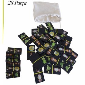 Resim Hayvanlar Domino 28 Parça 