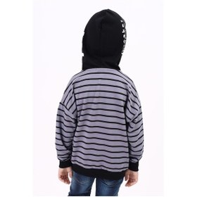 Resim Toontoy Kids Toontoy Erkek Çocuk Speaker Baskılı Sweatshirt Gri 