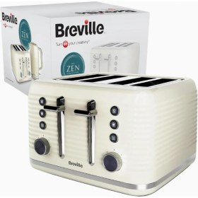 Resim Breville Zen 4 Dilim Ekmek Kızartma Makinesi Geniş Yuvalı 