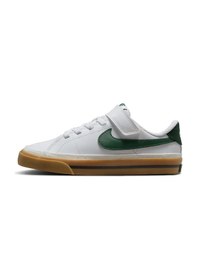 Resim Nike Court Legacy Psv Leather Kids Sneaker Hakiki Deri Günlük Çocuk Spor Ayakkabı Beyaz Beyaz 