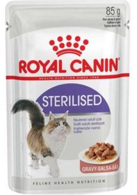 Resim Royal Canin Sterilised Gravy Pouch Kısırlaştırılmış Yetişkin Kedi Yaş Maması 24 x 85 G 