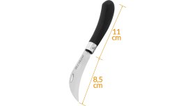Resim ALASTOR Aşı Bıçağı 2'li SET Metal Eğri Bıçak + Şapkalı Aşı Bıçağı Aşı Bıçağı Paslanmaz Çelik 