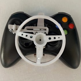 Resim 3D Xbox 360 Oyun Direksiyonu - Xbox 360 Uyumlu Mini Direksiyon Aparatı 