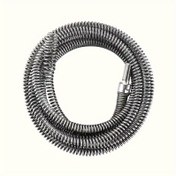 Resim 1 adet Esnek Metal Tahliye Temizleme Yayı - Verimli Tuvalet & Kanalizasyon Temizliği için Çok Amaçlı Elektrikli Boru Temizleyici, Ev & Otel Kullanımı için Sarmal Tasarımlı Dayanıklı Araç, Verimli Boru Temizleyici|Esnek Drenaj Aracı|Sağlam Araç Tasarımı 